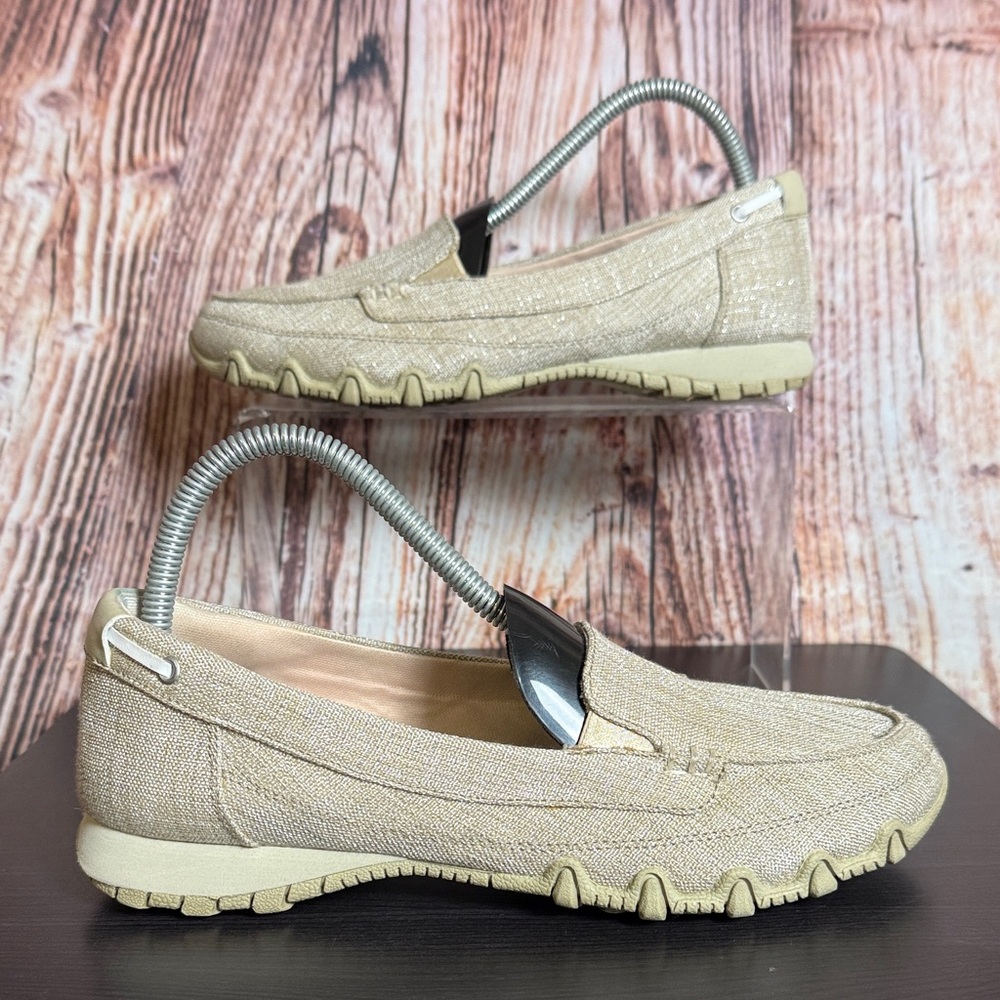 Skechers Bikers Pedestrian Flats Womens Sz 8.5